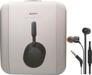 Sony WH-1000XM5 Noise-Canceling Wireless Over-Ear Headphones (Black) with JBL T110 in Ear Headphones