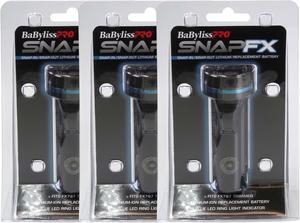 3x BaByliss Pro SNAPFX Replacement Battery Fits FX797 Trimmer #FXBPT
