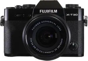 FUJIFILM X-T30 II Mirrorless Camera with XC 15-45mm f/3.5-5.6 OIS PZ Lens (Black)