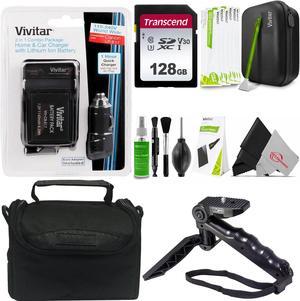 Premium Accessory Bundle fro Canon Rebel SL3 SL2 T8i T7i EOS R50 R8 R10 with Replacement Battery with 128GB Memory and More