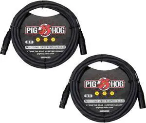 2x Pig Hog He Unit Sereis Mic Cables 10ft.