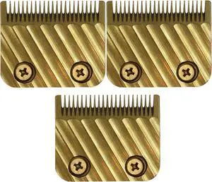 3x BaByliss Pro Replacement Gold Titanium Wedge Blade #FX603G