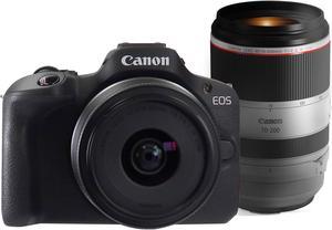 Canon EOS R100 Mirrorless Camera with 1845mm Lens and Canon RF 70200mm f28 L IS USM Lens