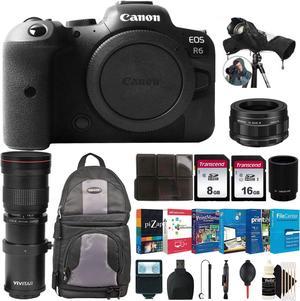 Canon EOS R6 Full Frame Mirrorless Camera with 420800mm Lens Bird Watching Kit
