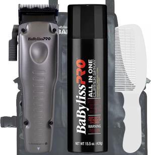 BaByliss Pro FXONE LO-PROFX High-Performance Low-Profile Clipper #FX829 Barber Accessory Bundle