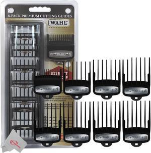3x Wahl 8-Pack Premium Cutting Guides Fits All Wahl Full Size Clipper Blades (Except Competition Series)