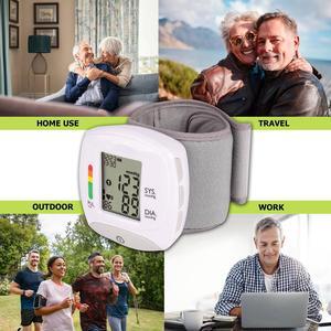 Vivitar Blood Pressure Monitor With Heart Rate - Automatic Wrist Cuff Blood Pressure Machine With LCD Display Memory and Carrying Case