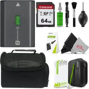 Sony NP-FZ100 Rechargeable Lithium-Ion Battery with All You Need Accessory Bundle for Sony Alpha A7 V IV II A7R A9 A6600 A7C Sony NP-FZ100 Rechargeable Lithium-Ion Battery with All You Need Accessory Bundle for Sony Alpha A7 V IV II A7R A9 A6600 A7C