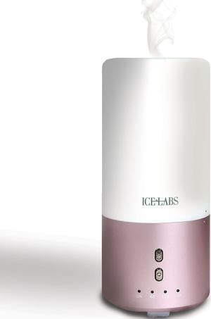 Vivitar 100ML Essential Oil Diffuser, Quiet Premium Humidifier, Natural Home Fragrance Aroma Diffuser with 7 LED Color Changing Light - Regal Rose Gold