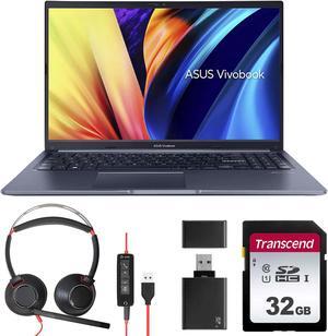 ASUS VivoBook 15.6" Laptop Intel Core i7 Processor 8GB Memory 512GB SSD - F1502ZA-SB71 with Poly Blackwire 5220 Stereo Wired Headset Dual Ear Computer Headset Bundle