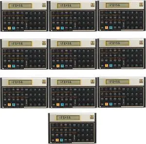 HP 12c Financial Calculator -10 Count