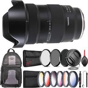 Tamron 17-50mm f/4 Di III VXD Lens (Sony E) with Rotating Graduate Filter 67mm Accessory Bundle