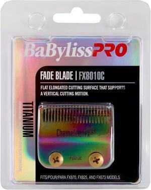 BaByliss Pro Replacement Titanium Fade Blade #FX8010C Fits for FX870, FX825, and FX673 Models