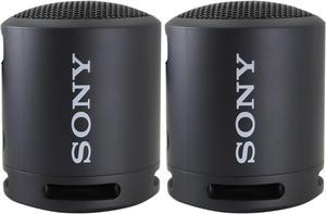 Sony SRSXB13/B Extra Bass Portable Waterproof Speaker (Black) -2 Count