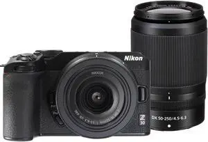 Nikon Z30 Mirrorless Camera with 16-50mm and 50-250mm Lenses (Black)