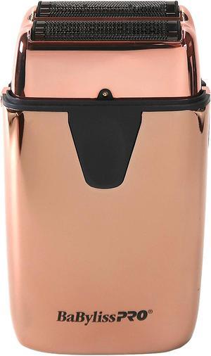 BaByliss Pro LIMITED EDITON UVFOIL UV-Disinfecting Metal Double Foil Shaver #FXLFS2RG (Rose Gold)