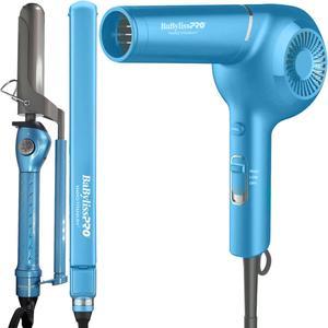 BaByliss Pro Nano Titanium 1 UltraThin Straightener  Professional PistolGrip Hair Dryer with Nano Titanium Marcel Curling Iron 1 BNT125M