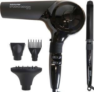 BaByliss Pro Studio Design Series Sensor 1875 Watt Hair Dryer #BCI800UC and BaByliss Pro Studio Design Series 1.25" Crimpcurl #BCI005UC