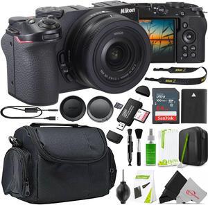 Nikon Z30 Mirrorless Camera with DX 16-50mm Lens and SanDisk 64GB Ultra SDXC UHS I Memory Card Accessory Bundle