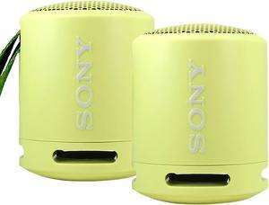 Sony SRS-XB13 Extra Bass Portable Waterproof Wireless Speaker (Yellow)- 2 Count