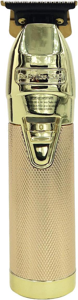 BaByliss Pro GOLDFX+ All-Metal Lithium Outlining Trimmer Gold #FX787NG