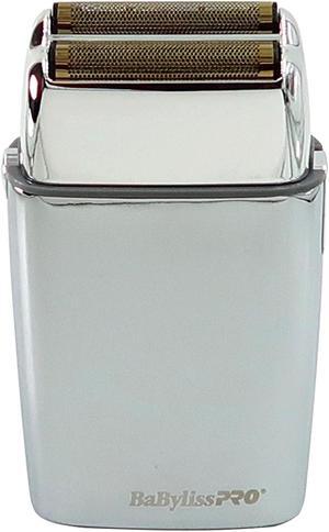 BaByliss PRO FOILFX02 Cordless Metal SILVER Double Foil Shaver FXFS2S-SILVER
