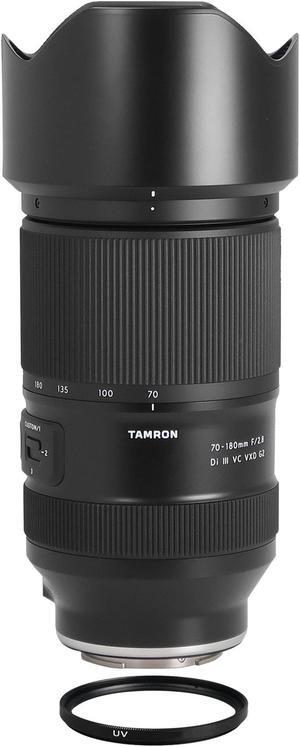 Tamron 70-180mm f/2.8 Di III VC VXD G2 Lens (Sony E) with 67mm UV Filter