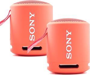 Sony SRSXB13/RED Extra Bass Portable Waterproof Speaker (Coral)- x2