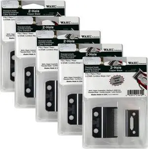 Wahl Stagger-Tooth Blending Clipper Blade For 5 Star Cordless Magic Clip #02161 -5 Pieces