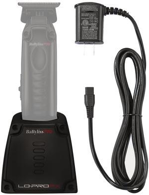 BaByliss Pro LO-PROFX Trimmer Charging Base #FX726BASE with Babyliss Pro FX Replacement Power Cord FXCORD