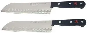 Wusthof Gourmet 7" Hollow Edge Santoku Knife - 2 Units