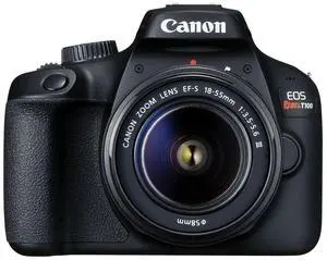 Canon EOS Rebel T100 with EF-S 18-55mm f/3.5-5.6 III Lens REFURBISHED