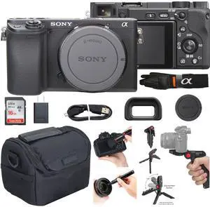 Sony Alpha a6400 Mirrorless Digital Camera (Body) with Camera Accessory Bundle