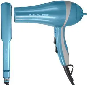 BaByliss Pro LIMITED EDITION Nano Titanium 2000-Watt Ionic Dryer & 1½" Ultra-Thin Straightening Iron Combo #BNTPP58-24