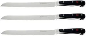 Wusthof Classic 9" Bread Knife, Silver - 3 Units