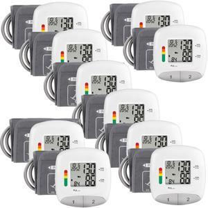 Vivitar Blood Pressure Monitor - Automatic Digital Upper Arm Blood Pressure, Heart Rate PB Machine with Adjustable Cuff, Memory Function - 10 Units