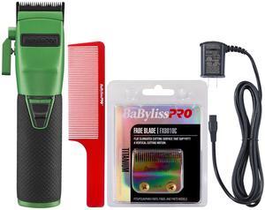 BaByliss Pro FX870 GI BOOST+ Influencer Collection Patty Cuts Cordless Clipper - Green + Add-On Blade Bundle