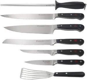 Wusthof Classic Six Piece Cook's Set #1120160602 with Wusthof Gourmet 6 1/2 Slotted Fish Spatula #9035092117