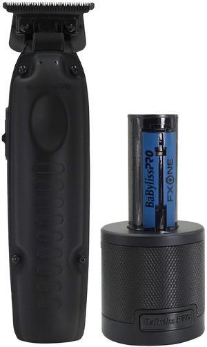 BaByliss Pro FXONE LO-PROFX LIMITED EDITION Trimmer - Matte Black (TOOL ONLY) #FX729MBLT with BaByliss Pro FXONE Accessories Kit (Includes Battery, Charging Base, Cord & Adapter)