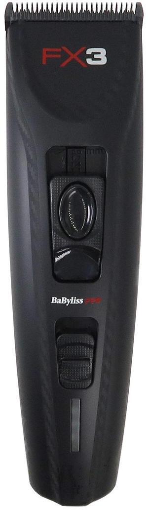 BaByliss Pro FX3 Black High Torque Cordless Clipper FXX3CB (Black)