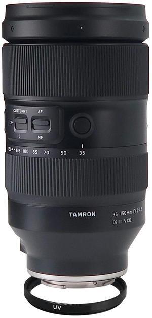 Tamron 35-150mm f/2-2.8 Di III VXD Lens (Nikon Z) with 82mm UV filter (vivitar)