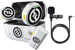 Hollyland LARK M2 DUO 2-Person Wireless Microphone System for iPhone 16 15 14 13 Pro / Max with Lavalier Microphone Omni Sound