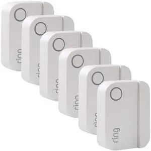 Ring Alarm Contact Sensor (Base Station Required) 2nd Gen - 6 Pack