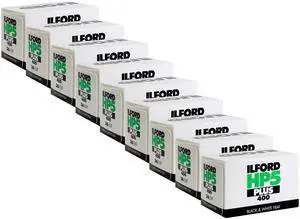Ilford HP5 Plus Black & White Negative Film 35mm Roll Film, 36 Exposures - 9 Pack