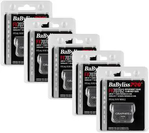BaByliss PRO Deep Tooth Graphite Replacement Blade BB-FX707B2- 5 Unit