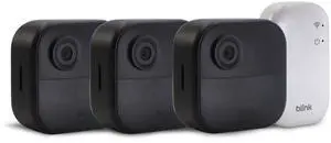 Blink Outdoor 4 (newest model) Wireless Smart Security Camera - Sync Module Core Included (3 Cameras)