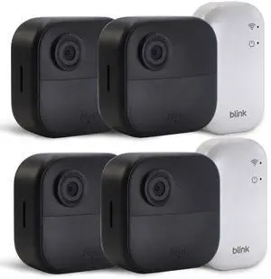 2x Blink Outdoor 4 Wireless Smart Security Camera - Sync Module Core Included (2 Cameras)
