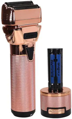 BaByliss Pro FXONE ROSEFX All-Metal Interchangeable-Battery Shaver FX79FSRG