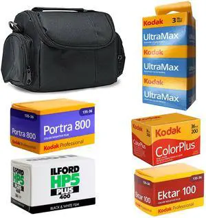 Ultimate 35mm Color Negative Film Bundle 36 Exposures & Case for Photography Lovers