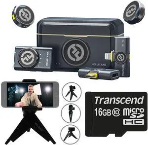 Hollyland LARK M2 COMBO 2-Person Wireless Combo Microphone System 2.4 GHz (Black) Video Bundle Hollyland LARK M2 COMBO 2-Person Wireless Combo Microphone System 2.4 GHz (Black) Video Bundle